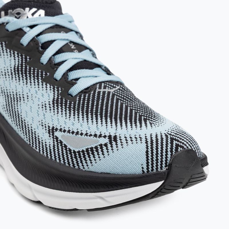 Moteriški bėgimo bateliai HOKA Clifton 9 GTX juodi/raindrop 7