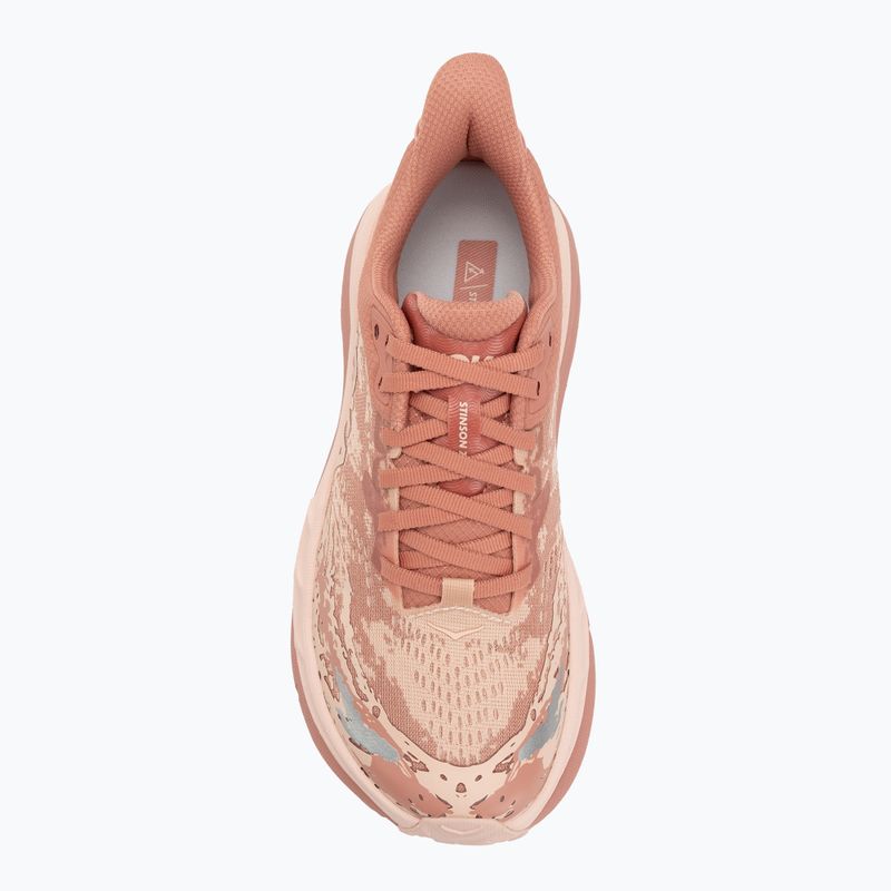 Moteriški bėgimo batai HOKA Stinson 7 blush/rose latte 5