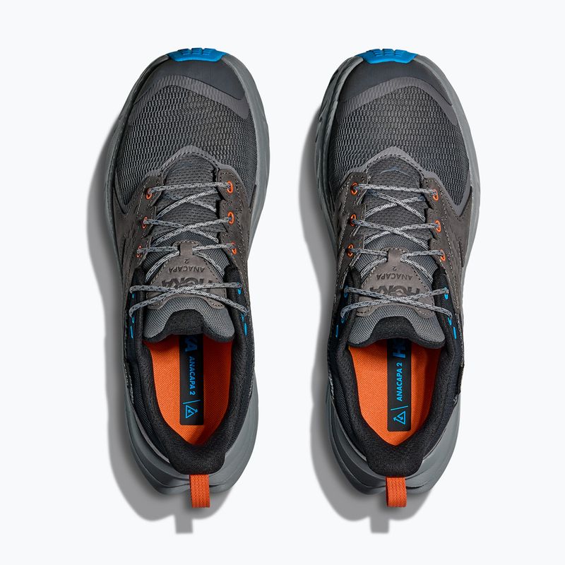 Vyriški turistiniai batai HOKA Anacapa 2 Low GTX satellite grey/sea ice 8