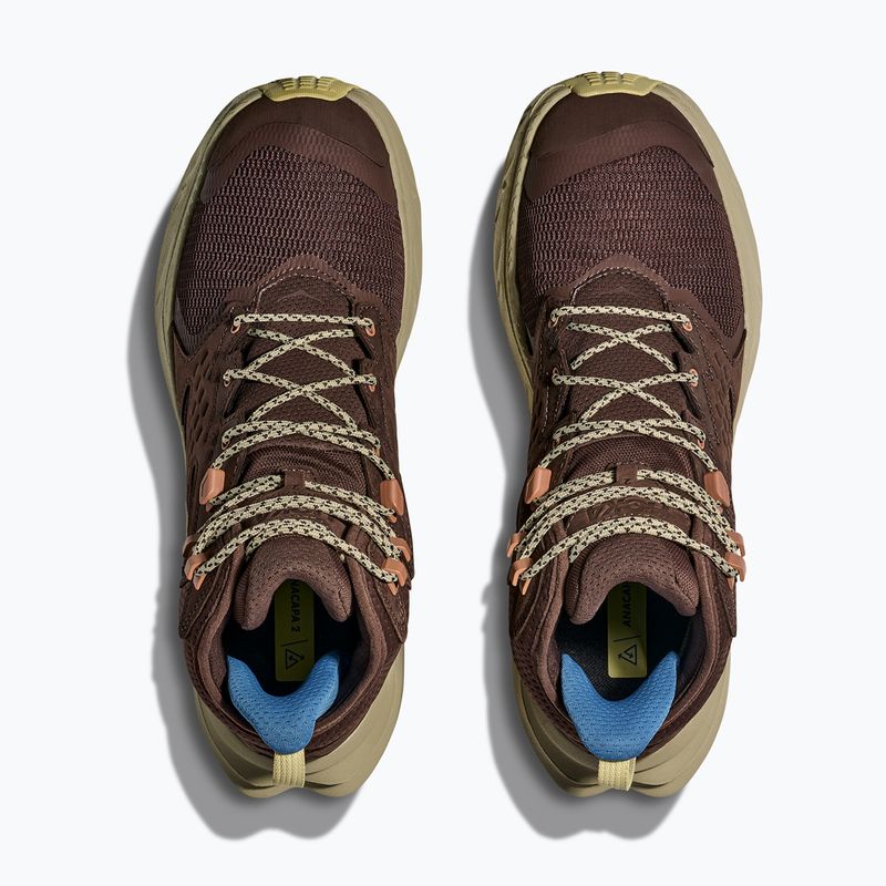 Vyriški turistiniai batai HOKA Anacapa 2 Mid GTX walnut/oyster mushroom 8