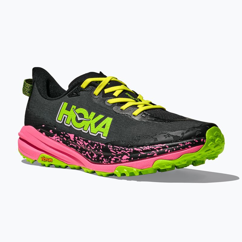 Vyriški bėgimo bateliai HOKA Speedgoat 6 juoda/sturdust