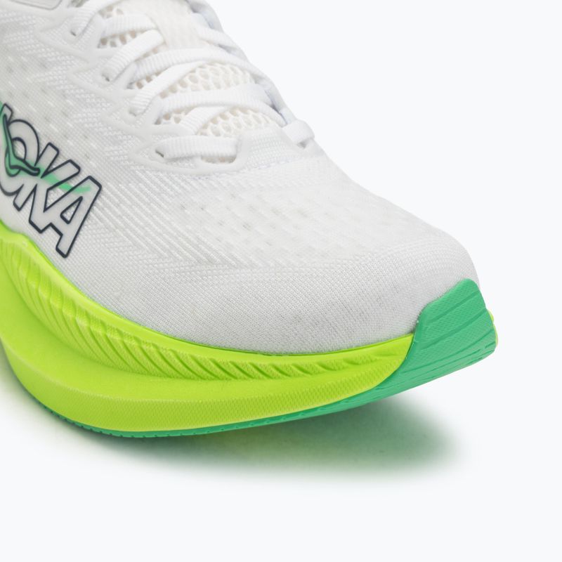 Vyriški bėgimo batai HOKA Mach 6 white/neon lime 7