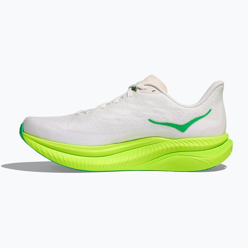 Vyriški bėgimo batai HOKA Mach 6 white/neon lime 3