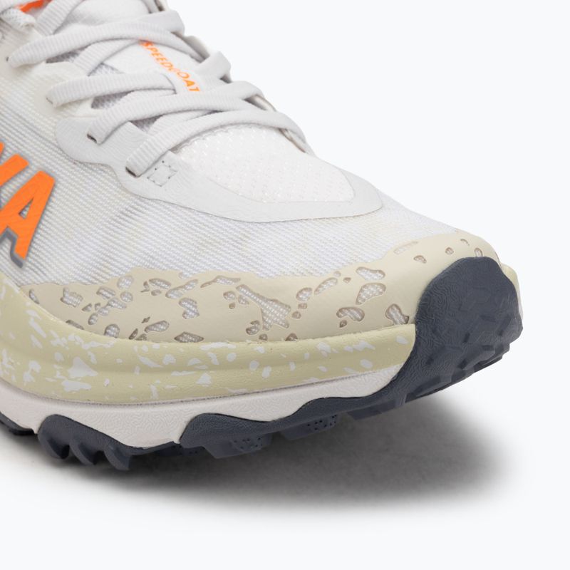 Vyriški bėgimo bateliai HOKA Speedgoat 6 white/neon tangerine 7