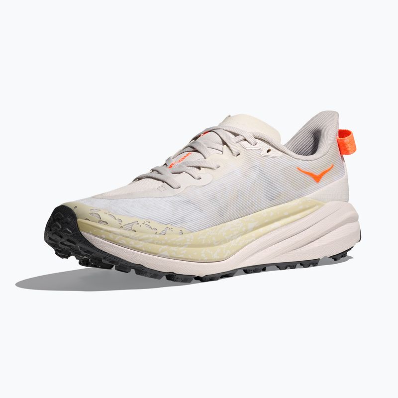 Vyriški bėgimo bateliai HOKA Speedgoat 6 white/neon tangerine 4