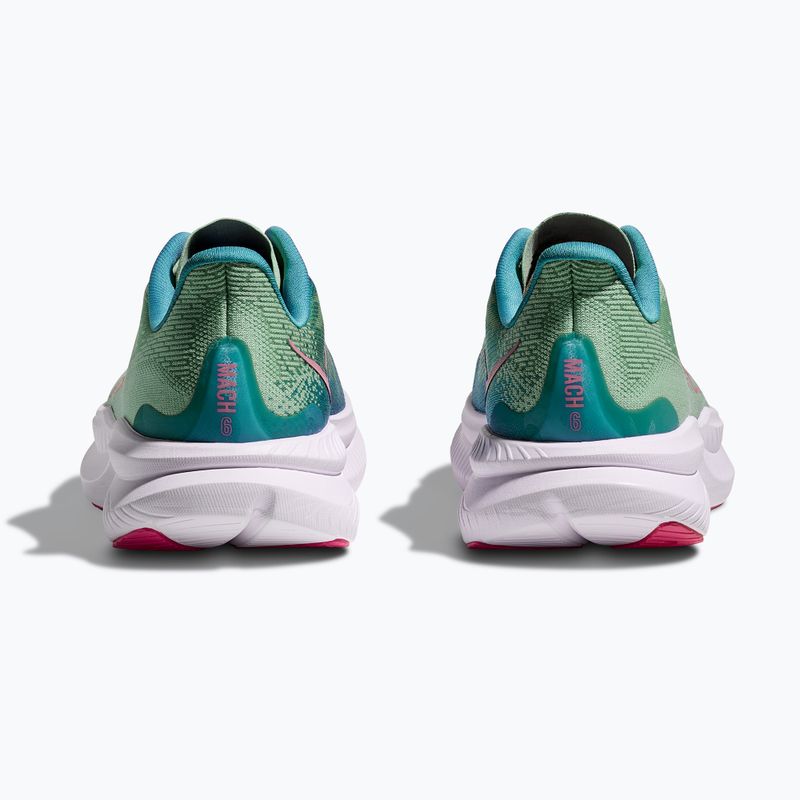 Moteriški bėgimo batai HOKA Mach 6 jadeite/alpine blue 6