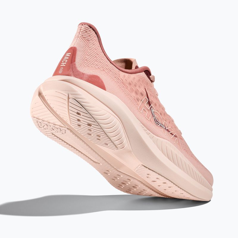 Moteriški bėgimo batai HOKA Mach 6 roselatte/blush 5
