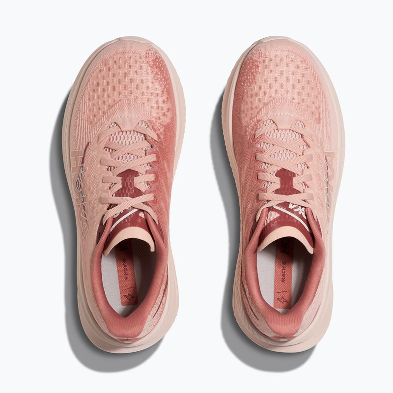 Moteriški bėgimo batai HOKA Mach 6 roselatte/blush 8
