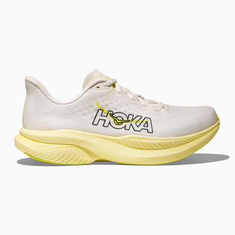 Moteriški bėgimo batai HOKA Mach 6 white/neon hoka citrus 2