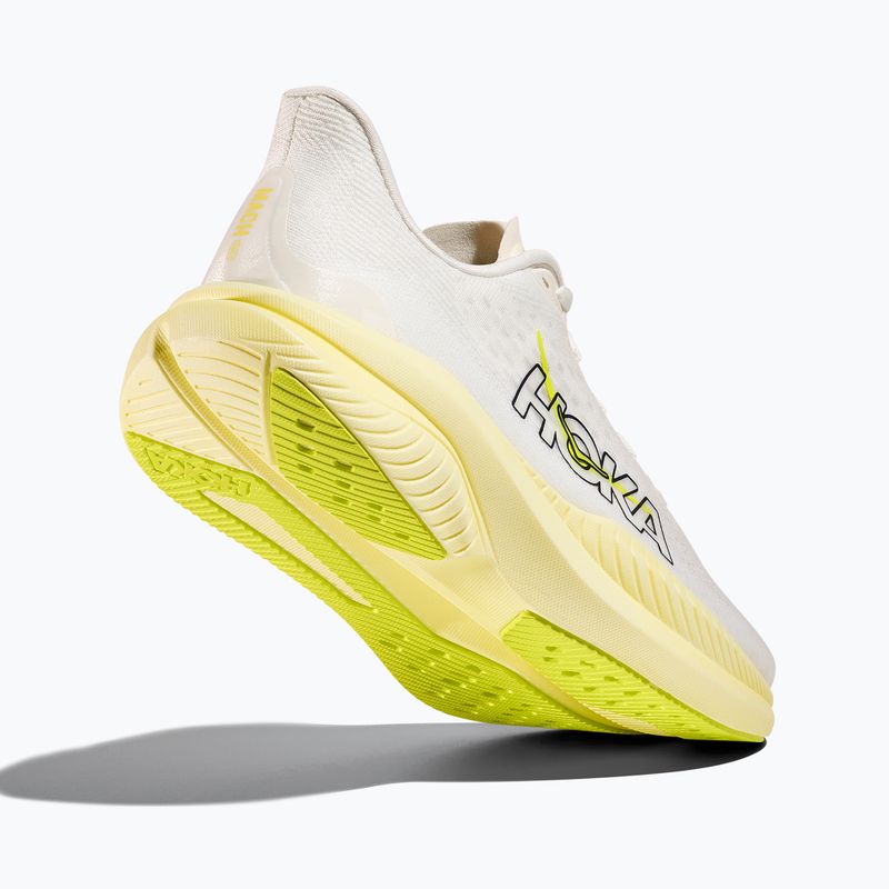 Moteriški bėgimo batai HOKA Mach 6 white/neon hoka citrus 5