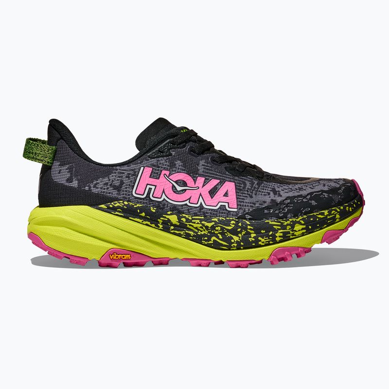 Moteriški bėgimo bateliai HOKA Speedgoat 6 juoda/neoninė rožinė 2
