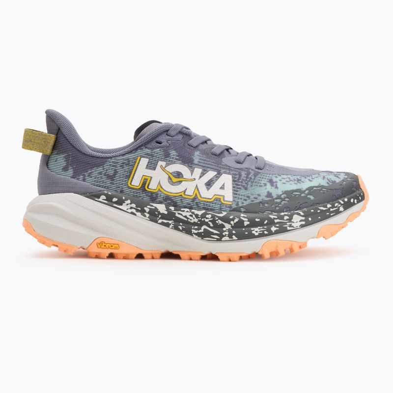 Moteriški bėgimo bateliai HOKA Speedgoat 6 grey skies/cosmic grey 2