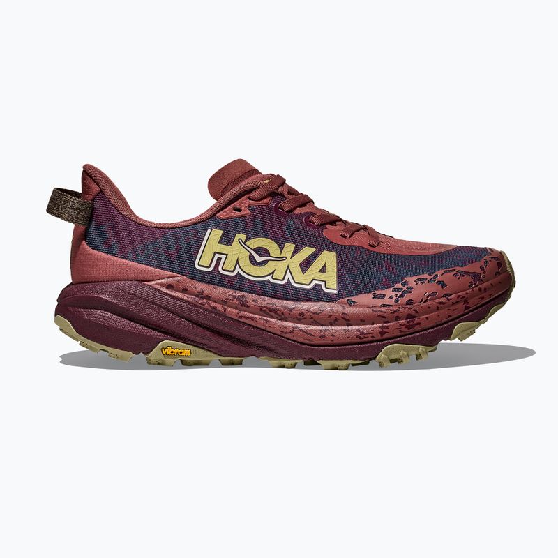 Moteriški bėgimo bateliai HOKA Speedgoat 6 rouge/black cherry 2