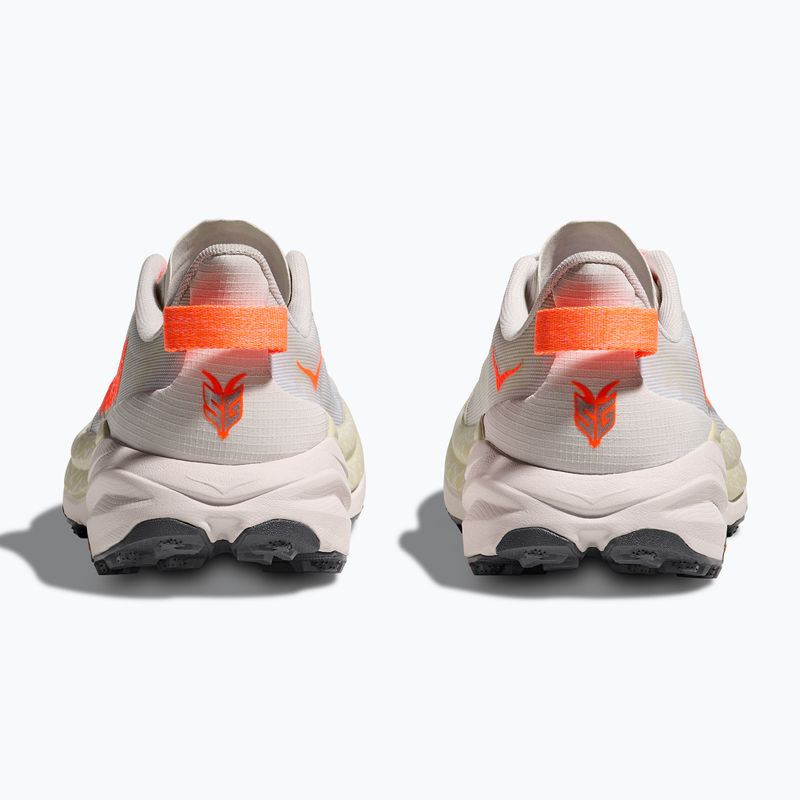 Vyriški bėgimo bateliai HOKA Speedgoat 6 Wide balti/neoniniai mandarino spalvos 6
