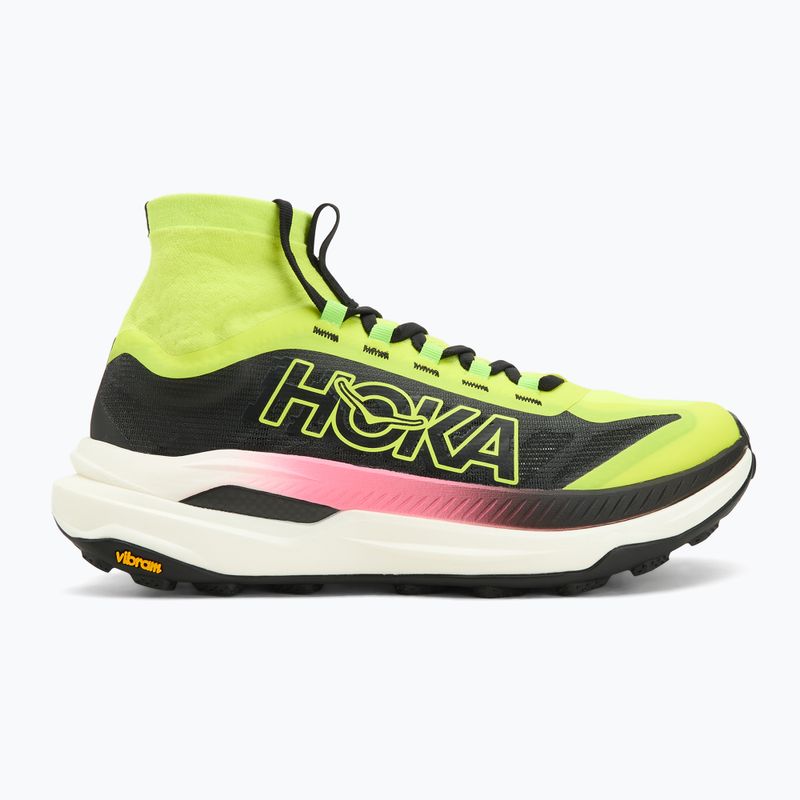 Vyriški bėgimo bateliai HOKA Tecton X 3 neon hoka citrus/juoda 2