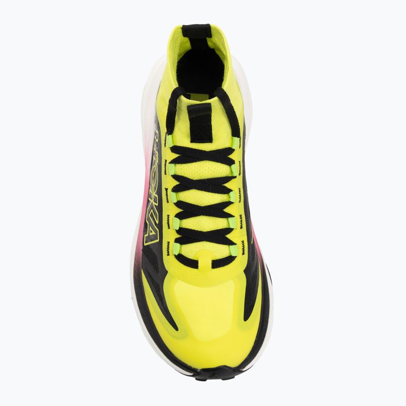 Moteriški bėgimo bateliai HOKA Tecton X 3 neon hoka citrus/juoda 5