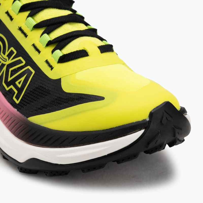 Moteriški bėgimo bateliai HOKA Tecton X 3 neon hoka citrus/juoda 7