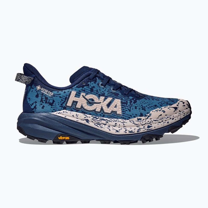 Moteriški bėgimo bateliai HOKA Speedgoat 6 GTX vidurnakčio mėlyna/alpių mėlyna 2
