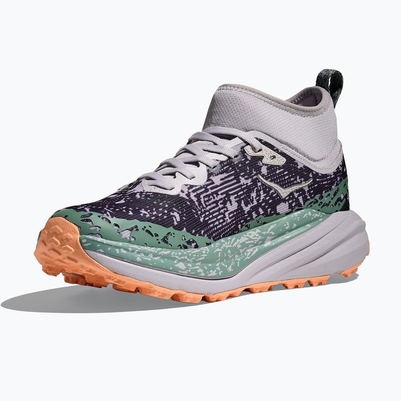 Moteriški bėgimo bateliai HOKA Speedgoat 6 MID GTX asteroid/cosmic grey 11