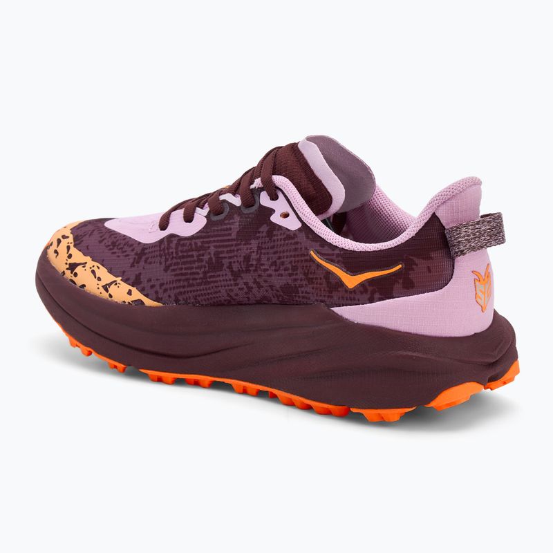 Vaikiški bėgimo bateliai HOKA Speedgoat 6 flower nectar/neon tangerine 3