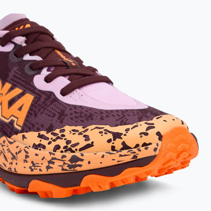 Vaikiški bėgimo bateliai HOKA Speedgoat 6 flower nectar/neon tangerine 7