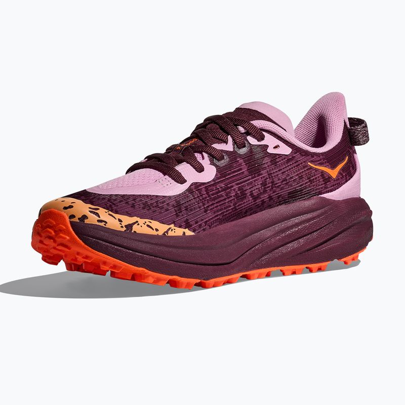 Vaikiški bėgimo bateliai HOKA Speedgoat 6 flower nectar/neon tangerine 4