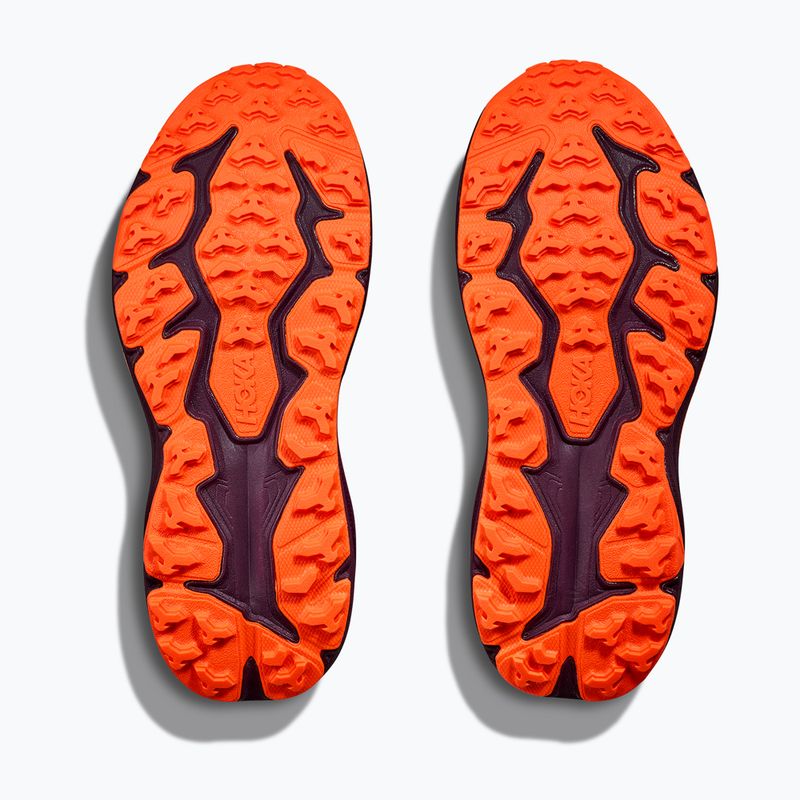 Vaikiški bėgimo bateliai HOKA Speedgoat 6 flower nectar/neon tangerine 7
