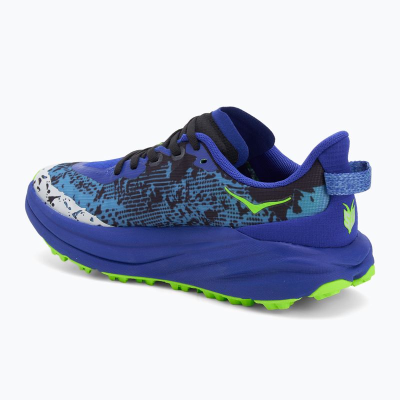 Vaikiški bėgimo bateliai HOKA Speedgoat 6 night sky/neon lime 3
