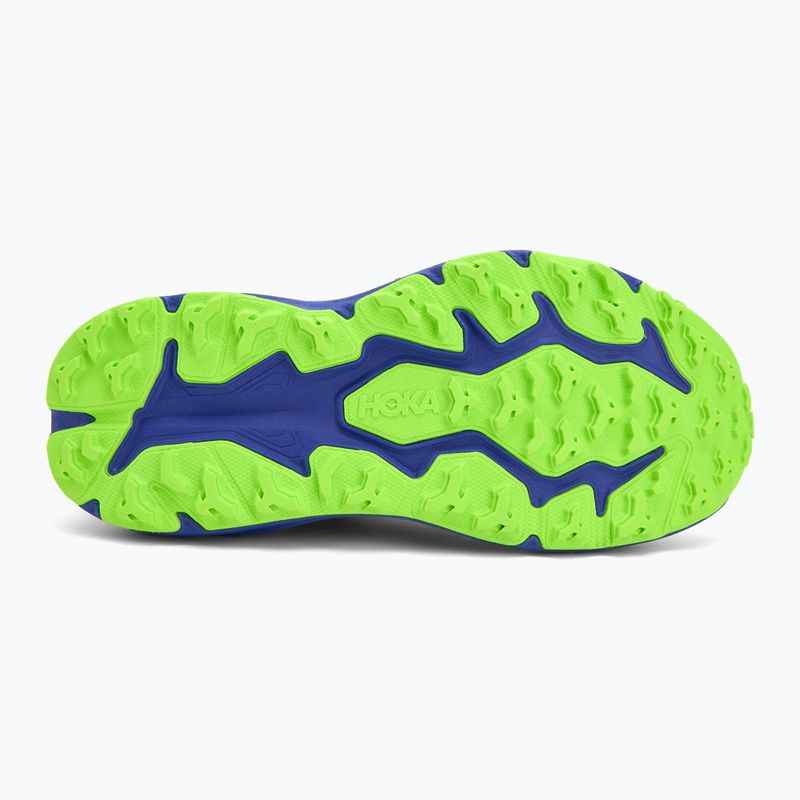 Vaikiški bėgimo bateliai HOKA Speedgoat 6 night sky/neon lime 4