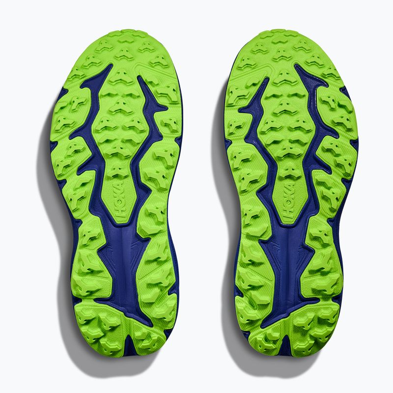 Vaikiški bėgimo bateliai HOKA Speedgoat 6 night sky/neon lime 7