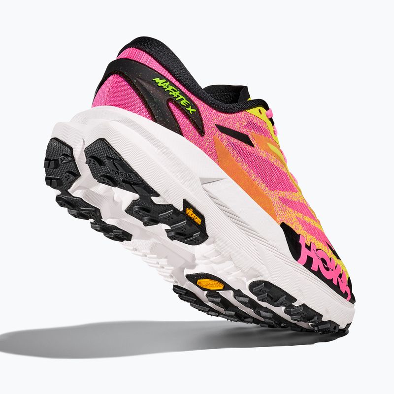 Vyriški bėgimo bateliai Hoka Mafate X neon hoka citrus/neon rose 5