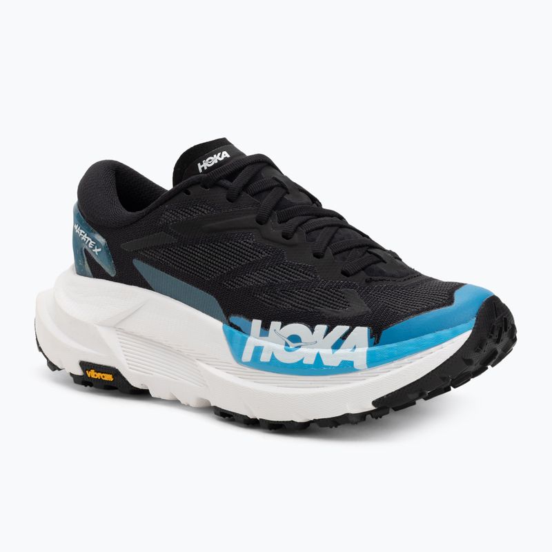 Moteriški bėgimo bateliai HOKA Matafe X juoda/dangaus mėlyna