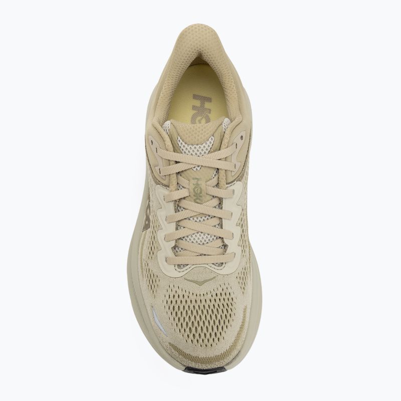 Vyriški bėgimo batai HOKA Bondi 9 grassland/oyster mushroom 5