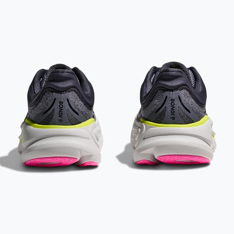 Moteriški bėgimo batai HOKA Bondi 9 charcoal grey/grey skies 6