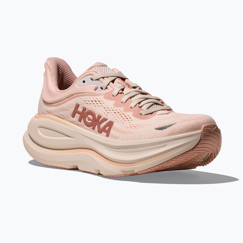 Moteriški bėgimo batai Hoka Bondi 9 rose latte/rose cream