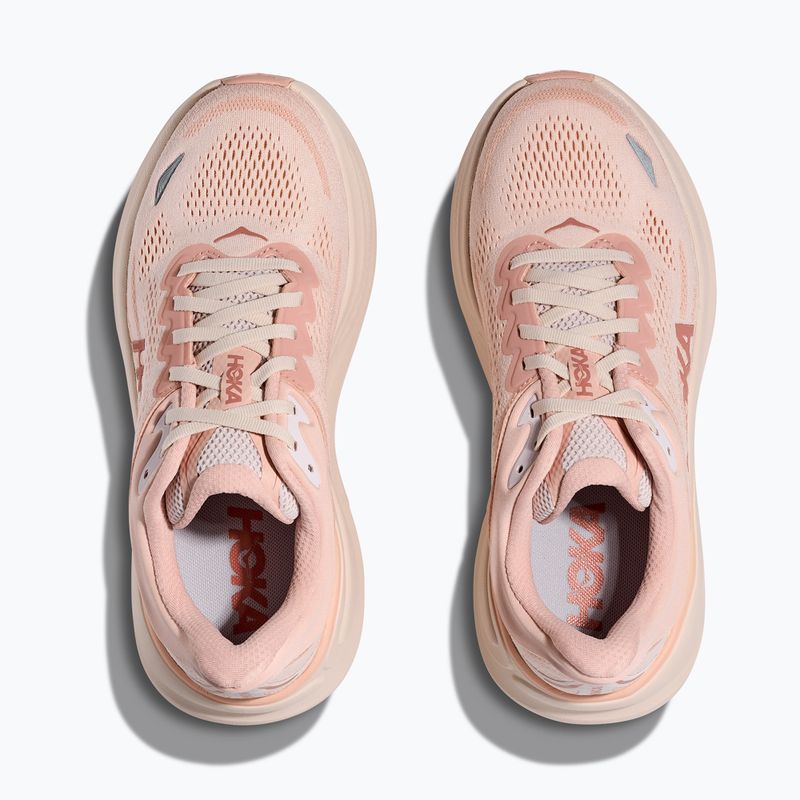 Moteriški bėgimo batai Hoka Bondi 9 rose latte/rose cream 8