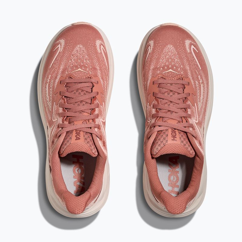 Moteriški bėgimo bateliai HOKA Clifton 10 blush/rose latte 8