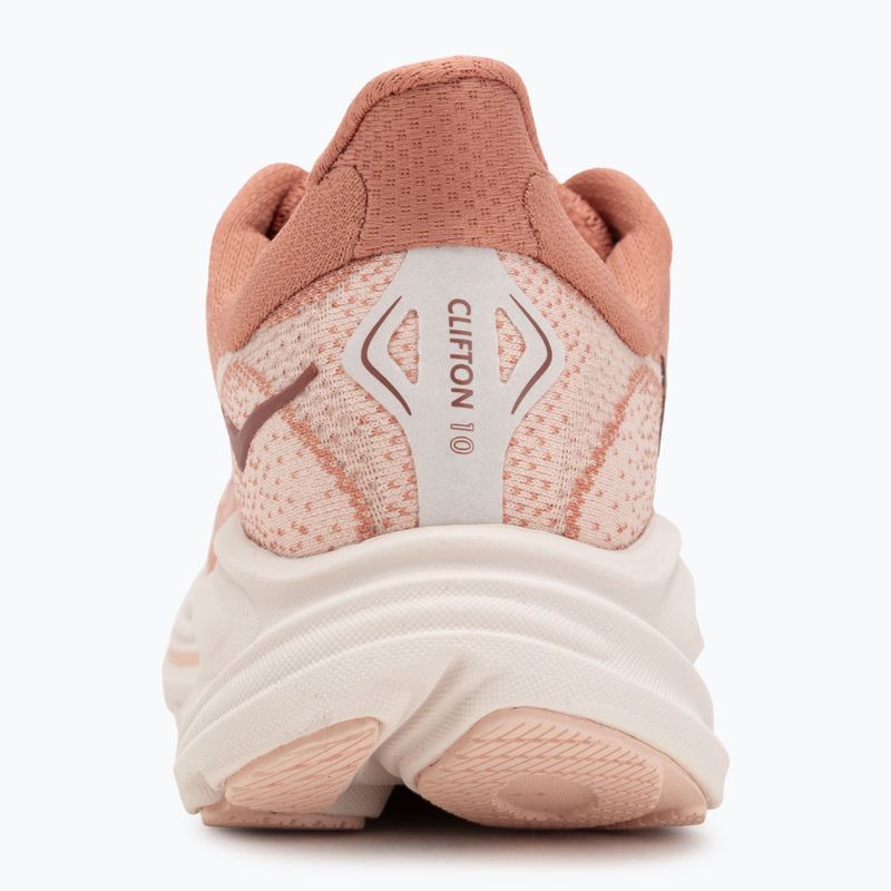 Moteriški bėgimo bateliai HOKA Clifton 10 blush/rose latte 5