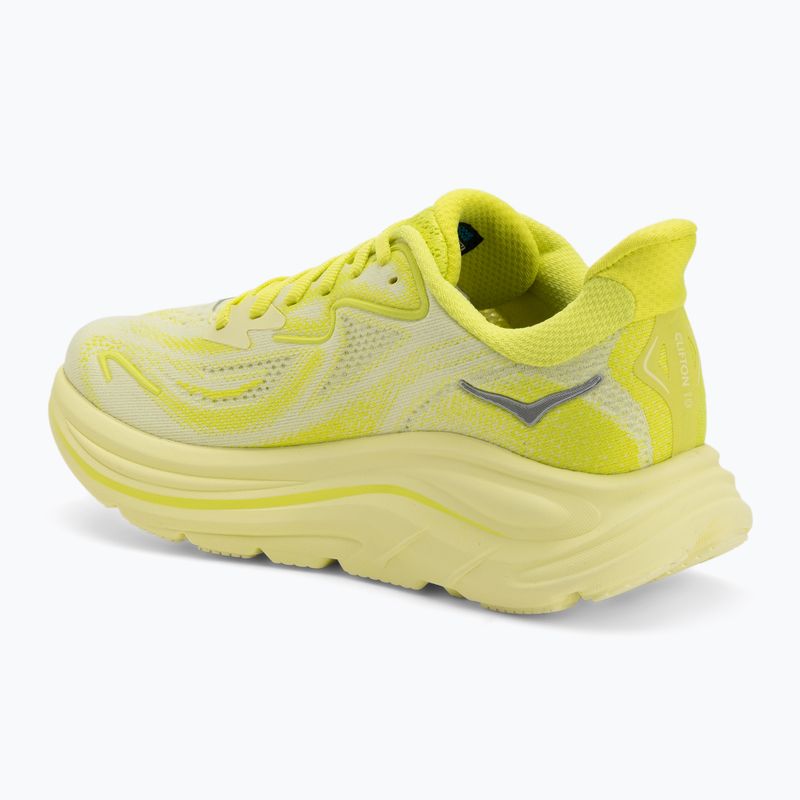 Moteriški bėgimo bateliai HOKA Clifton 10 neoninė hoka citrus/sunlight 3