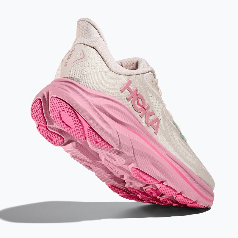 Moteriški bėgimo bateliai HOKA Clifton 10 rose cream/dried rose 5