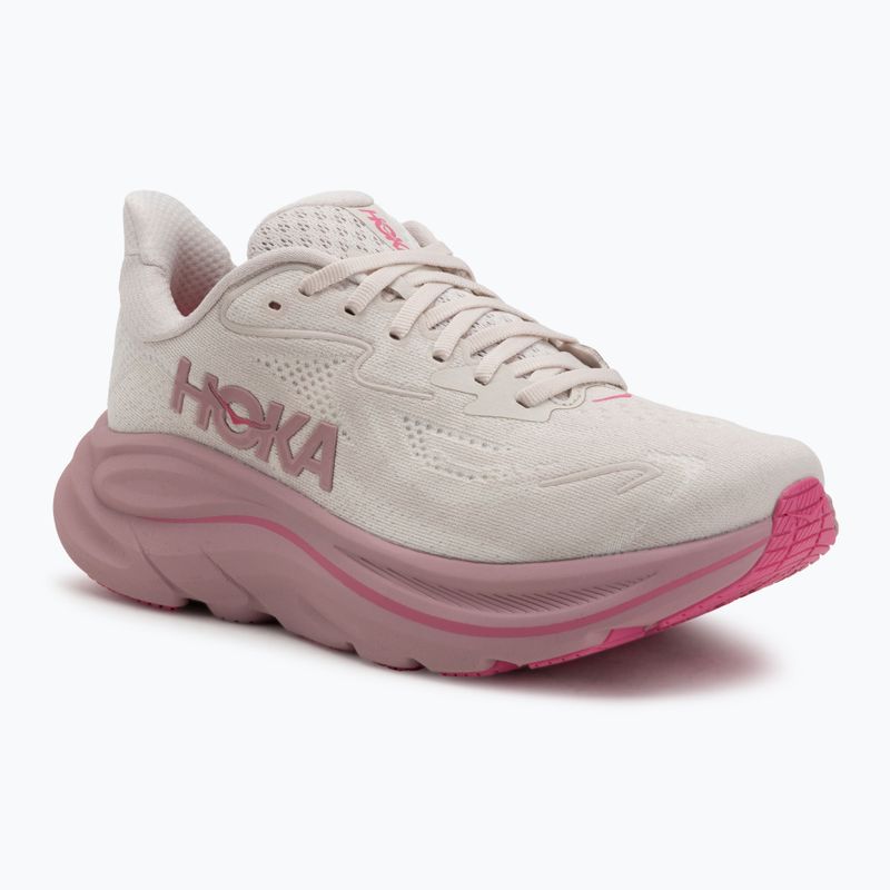 Moteriški bėgimo bateliai HOKA Clifton 10 rose cream/dried rose