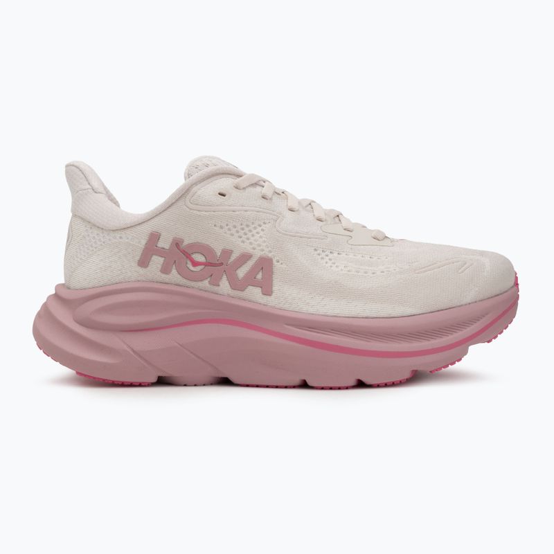 Moteriški bėgimo bateliai HOKA Clifton 10 rose cream/dried rose 2