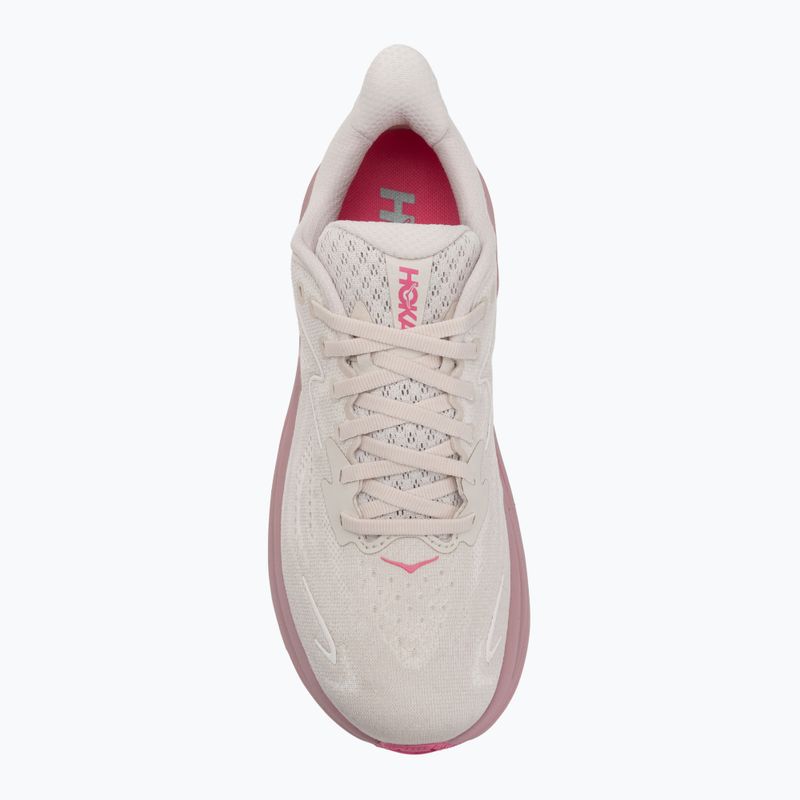 Moteriški bėgimo bateliai HOKA Clifton 10 rose cream/dried rose 5