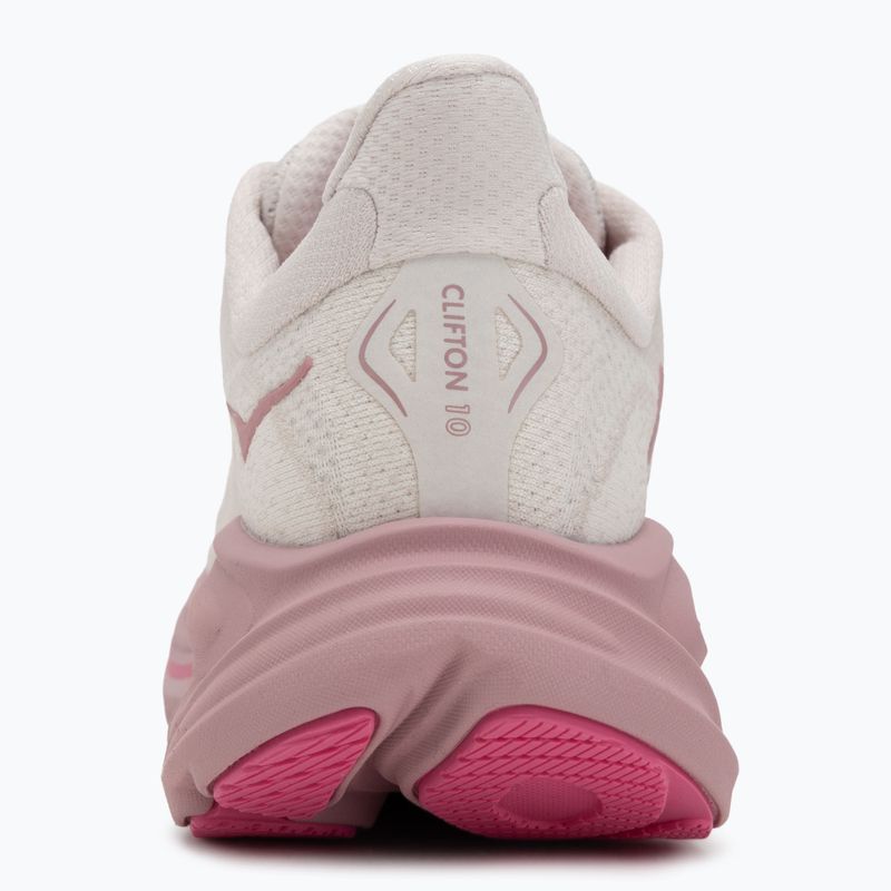 Moteriški bėgimo bateliai HOKA Clifton 10 rose cream/dried rose 6