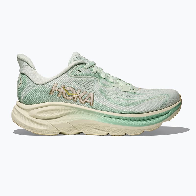 Moteriški bėgimo bateliai HOKA Clifton 10 sea glass/jadeite 2