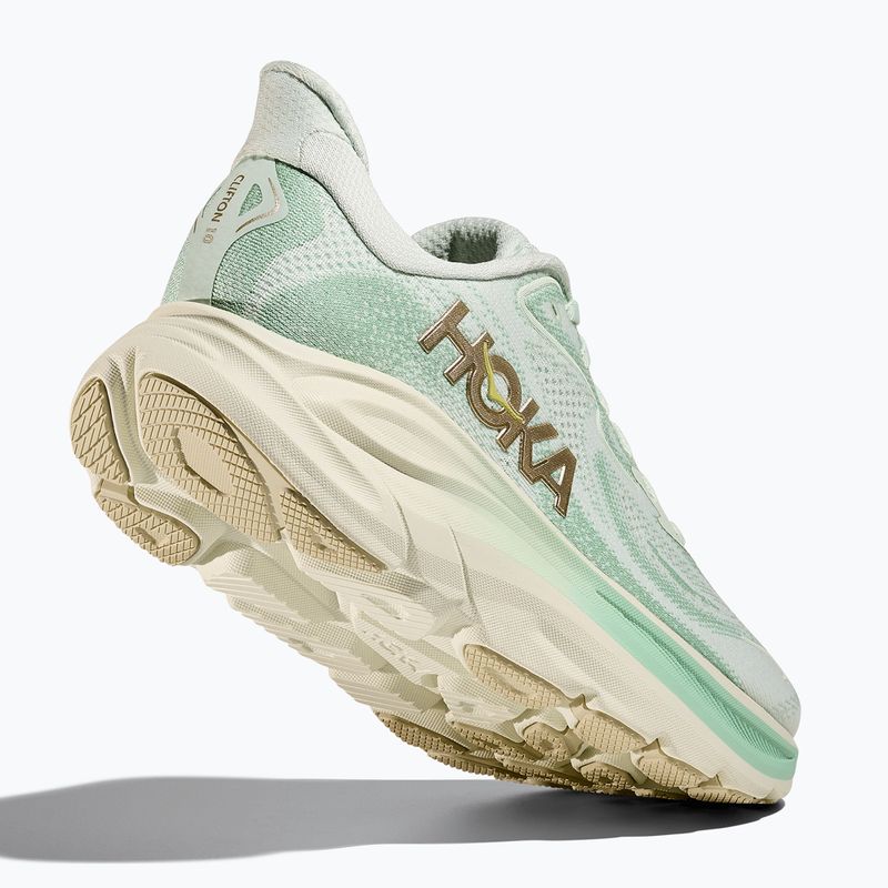 Moteriški bėgimo bateliai HOKA Clifton 10 sea glass/jadeite 5