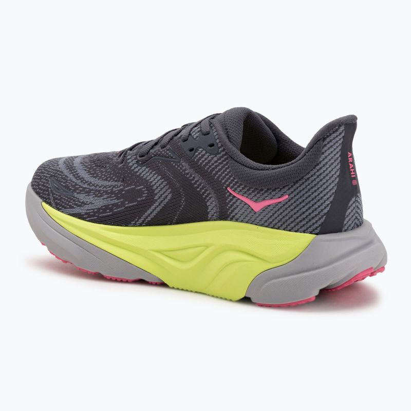 Moteriški bėgimo batai HOKA Arahi 8 charcoal grey/grey skies 3