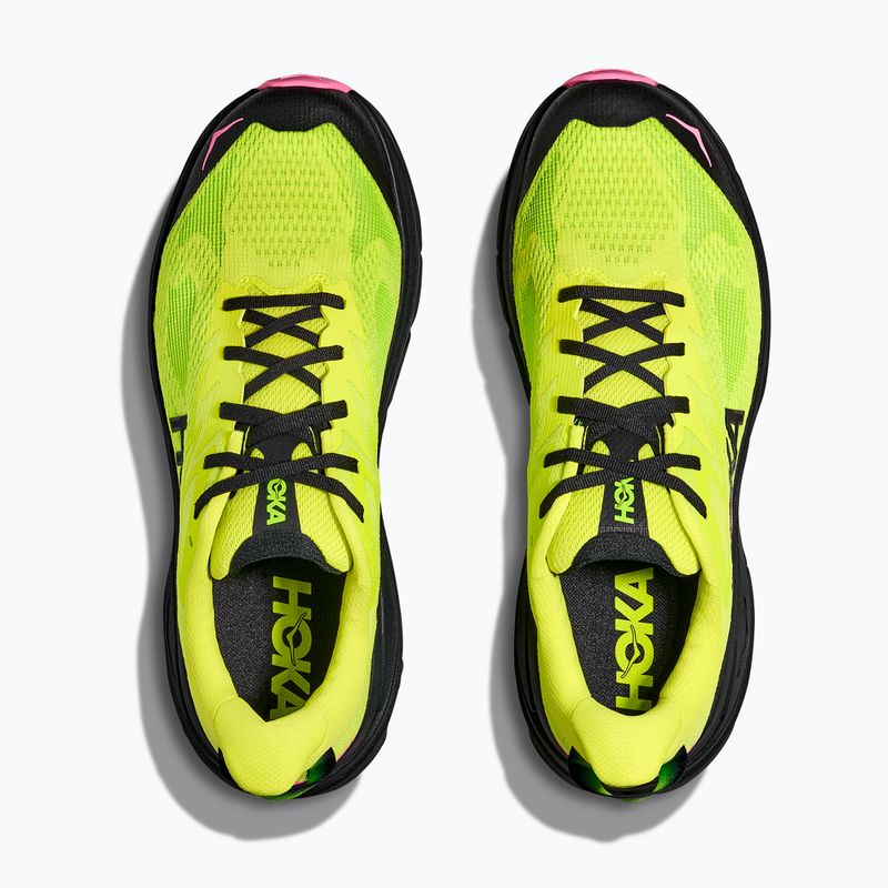 Vyriški bėgimo bateliai HOKA Challenger 8 neon hoka citrus/juodi 8