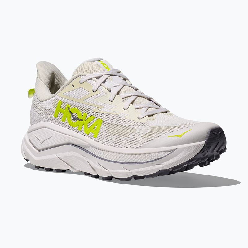 Vyriški bėgimo bateliai HOKA Challenger 8 balti/neoniniai hoka citrus 8