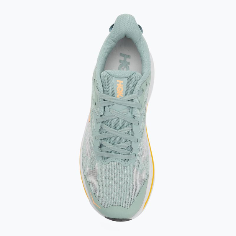 Moteriški bėgimo bateliai HOKA Challenger 8 jade/cosmic grey 5